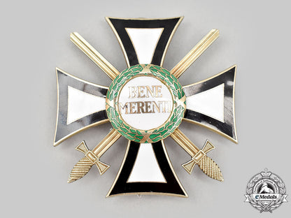 hohenzollern,_state._an_order_of_bene_merenti,_grand_master_cross_with_swords,_by_hemmerle,_c.1940_l22_mnc1378_221_1_1_1