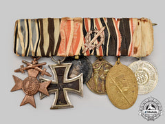 Germany, Imperial. A Medal Bar To A Bavarian First World War Veteran