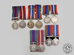 Canada. Five Second War Medal Pairings