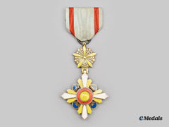 Japan, Manchuko. An Order Of The Auspicious Clouds, Vi Class