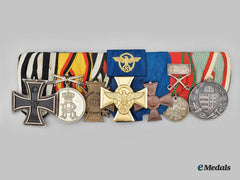 Germany, Imperial. A Medal Bar For A First World War Combatant With Police Service
