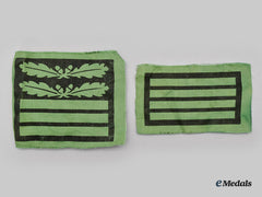 Germany, Wehrmacht. A Pair Of Camouflage Rank Insignia