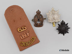 Canada, Cef. A Lot Of Four Military Insignia