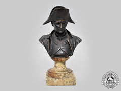 France, Iii Republic. A Bronze Bust Of Napoleon