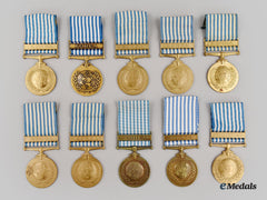 United Nations. A Lot Of Ten United Nations Service Medals For Korea