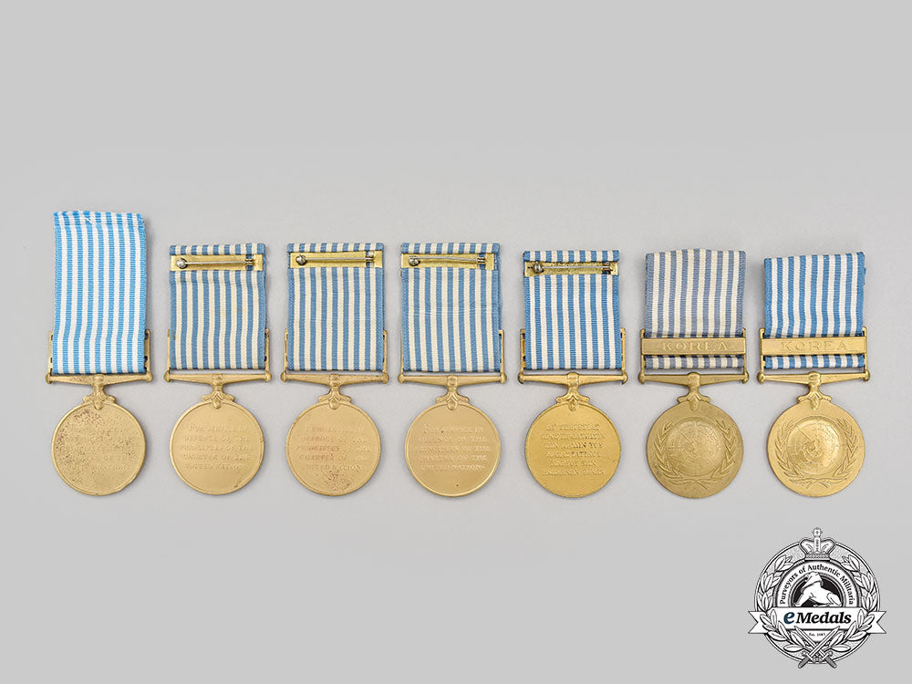 united_nations,_a_lot_of_seven_united_nations_service_medals_for_korea_l22_mnc5364_869