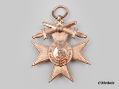 Bavaria, Kingdom. An Order Of Military Merit, Iii Class Merit Cross With Swords And Case, By Weiss & Co.