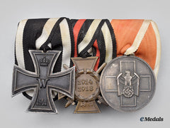 Germany, Imperial. A Medal Bar To A First World War Combatant With Postwar Social Service