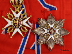 Norway, Kingdom. An Order Of St. Olav, Grand Cross In Gold, By J. Tostrup