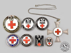 Germany, Drk. A Mixed Lot Of German Red Cross Badges And Decorations