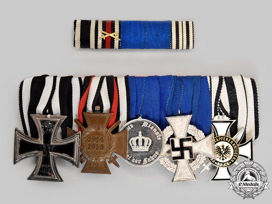 germany,_imperial._a_medal_bar_for_first_world_war_and_civil_service,_with_ribbon_bar_l22_mnc8016_121