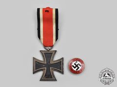 Germany, Third Reich. A 1939 Iron Cross Ii Class, With Nsdap Membership Badge