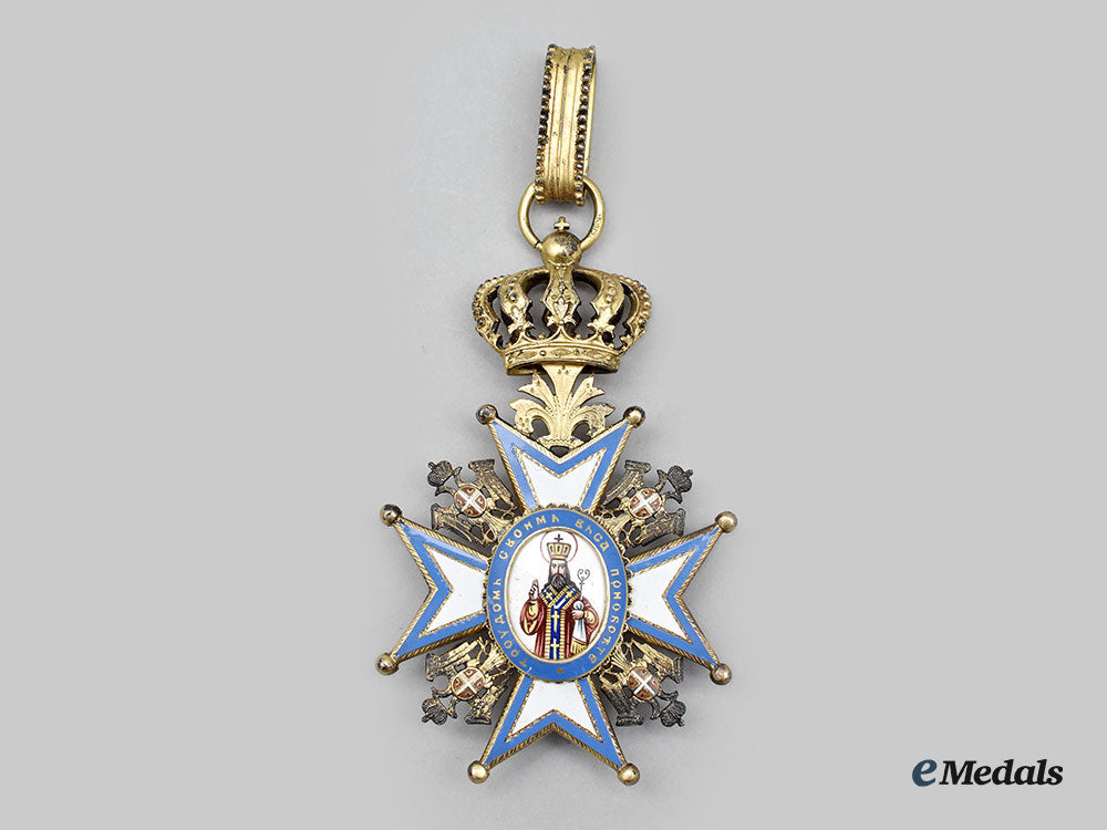 serbia,_kingdom._an_order_of_st._sava,_i_class_grand_cross_set_by_shied,_c.1905_l22_mnc8628_848