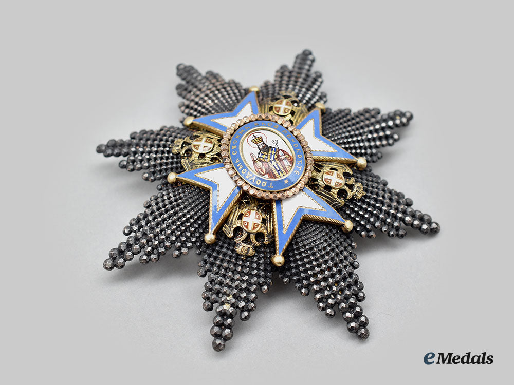 serbia,_kingdom._an_order_of_st._sava,_i_class_grand_cross_set_by_shied,_c.1905_l22_mnc8636_852