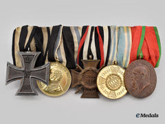 Bavaria, Kingdom. A Medal Bar For A First World War Combatant