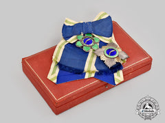 Nepal, Federal Democratic Republic. An Order Of Trishakti-Patta, I Class Set With Diamonds, In Case, C.1947