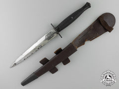 A Second War Fairbairn-Sykes Fighting Knife; Named