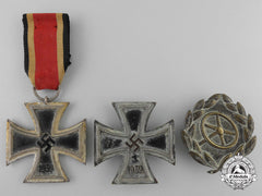 Three  Second War German Medals & Awards