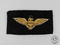 A Second War Bullion United States Naval Aviator Badge