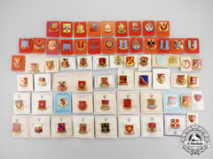 United States. A Lot Of Sixty-Four Regimental Badges