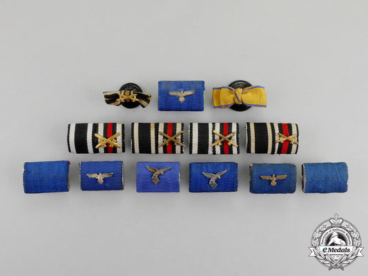 germany._a_grouping_of_thirteen_first_and_second_war_german_medal_ribbon_bars_and_boutonnieres_m17-342