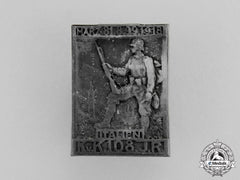 Austria, Imperial. An Infantry Regiment 108 Cap Badge, C.1918