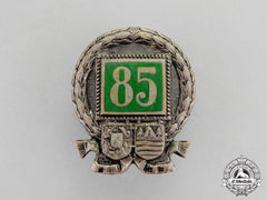 Austria, Imperial. A First War Infantry Regiment 85 Cap Badge