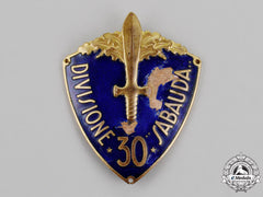 Italy. An 30Th Infantry Division "Sabauda" (30° Divisione Sabauda) Sleeve Badge