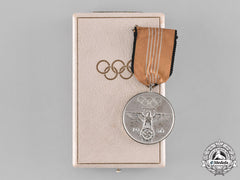 Germany. A Cased 1936 Xi Summer Olympic Games Service Medal