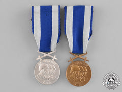 Czechoslovakia, Socialist Republic. Two Military Merit Medals