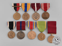 United States. A Lot Of Nine Medals