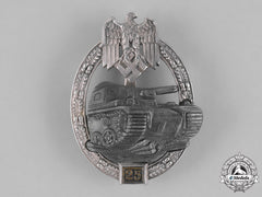 Germany, Heer. A Special Grade Tank Badge For 25 Panzer Engagements, By Josef Feix & Söhne