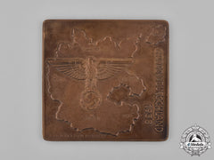 Germany, Third Reich. A 1938 Grossdeutschland (Greater Germany) Plaque