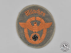 Germany, Police. A Munich Gendarmerie Em/Nco’s Sleeve Patch