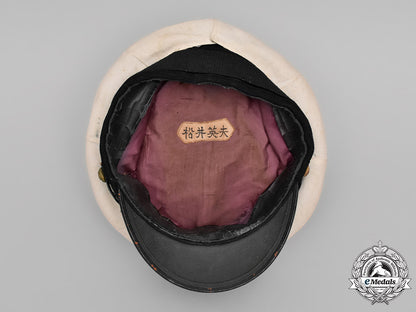 japan,_imperial._a_japanese_naval_officer’s_white_cover_summer_uniform_visor_cap_m181_6789