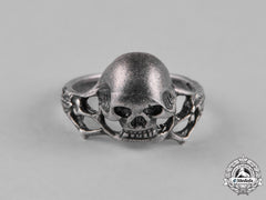Germany, Third Reich. A Third Reich Period Skull Ring