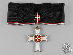 Austria, Imperial. An Order Of The Knights Of Malta, Merit Neck Badge With War Decoration, By Rothe