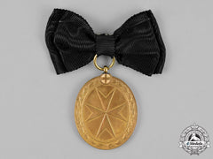 Austria, Empire. An Order Of The Knight’s Of Malta, Gold Merit Medal, C.1914