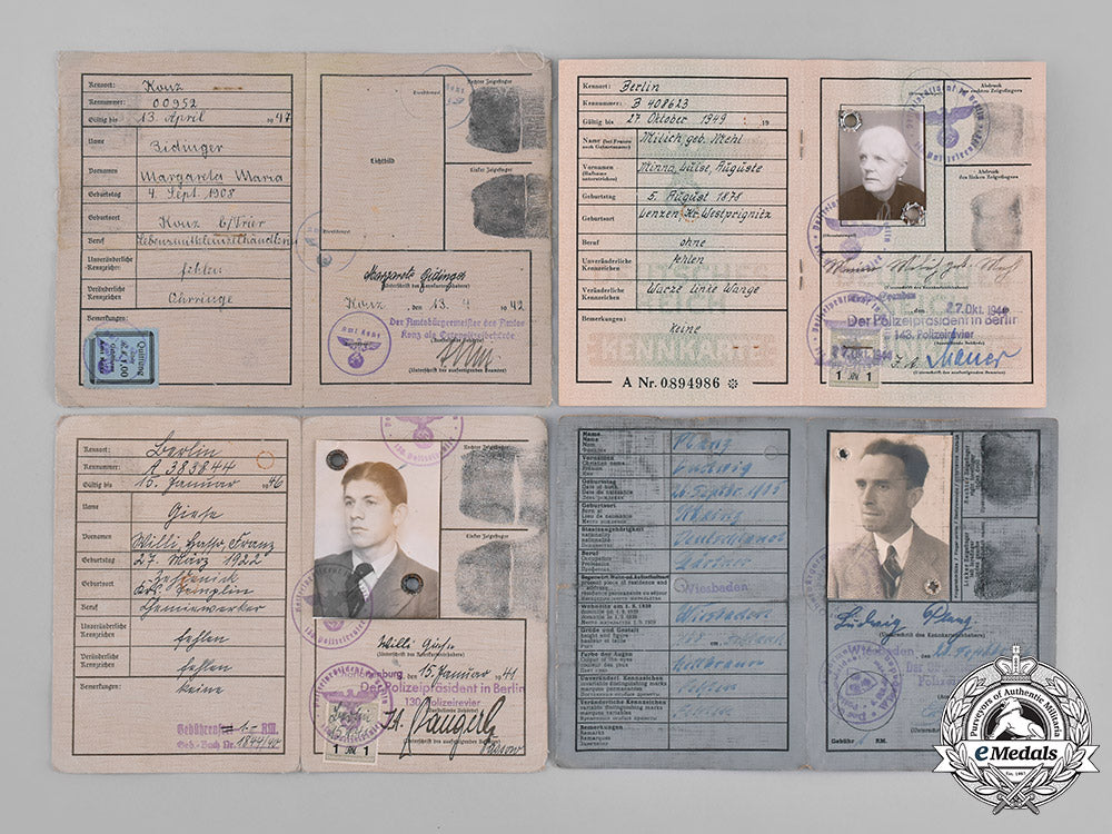 germany,_third_reich._a_lot_of_eight_third_reich_period_civil_identification_cards_m19_0145
