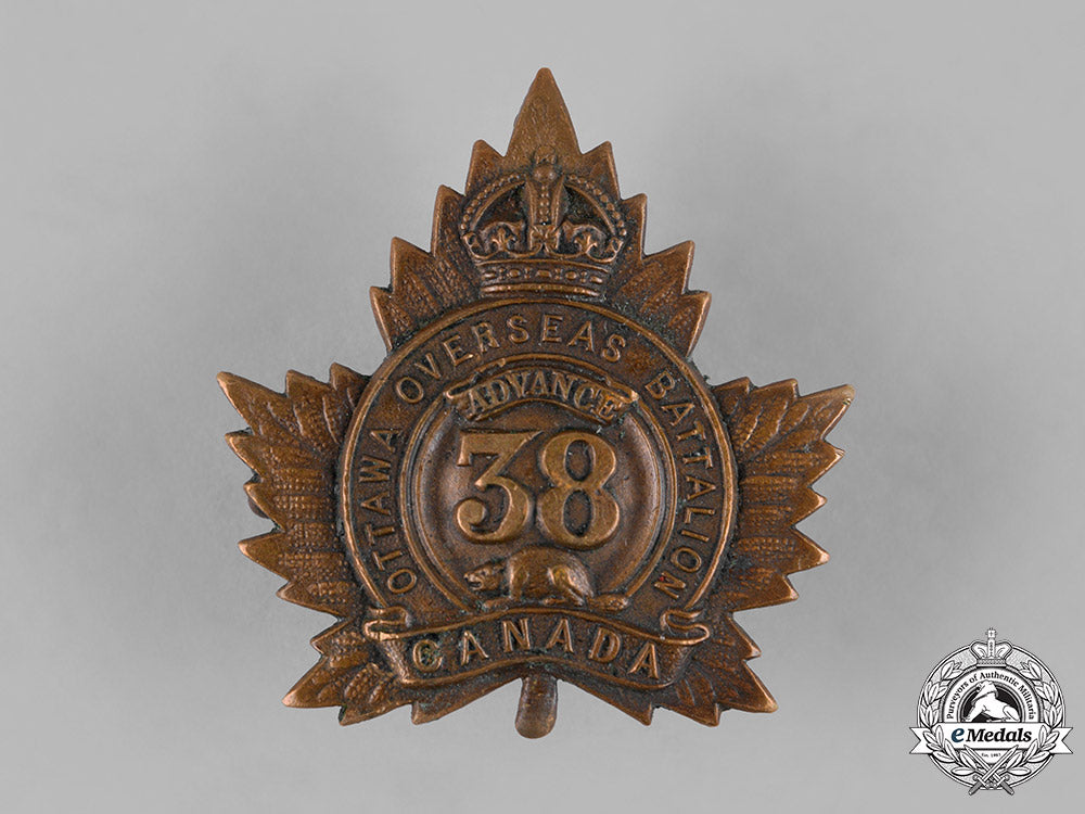 canada,_cef._a38_th_infantry_battalion"_royal_ottawa_battalion"_cap_badge,_c.1915_m19_11254