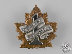 Canada, Cef. A 7Th Infantry Battalion "1St British Columbia Regiment" Cap Badge, C.1914