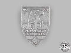 Germany, Hj. A 1935 Hj District 13 Camp Badge By E. Ferdinand Wiedmann