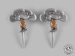 Canada. A Rare Set Of Canadian Parachute Corps Officer's Collar Badges, By Scully, C.1942