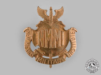 united_states._a_new_mexico_military_institute(_nmmi)_cap_badge,_by_n.s._meyer,_c.1935_m19_14445