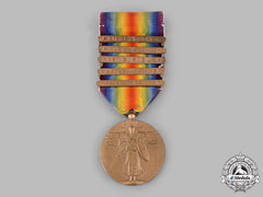 United States. A World War I Victory Medal, 5 Clasps