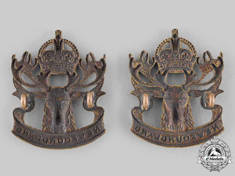 canada._a_royal_newfoundland_regiment_militia_collar_badge_pair,_by_scully,_c.1942_m19_17680