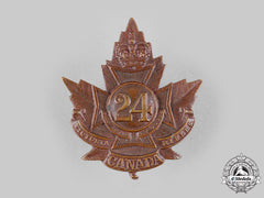 Canada, Cef. A 24Th Infantry Battalion "Victoria Rifles" Cap Badge