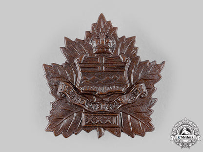 canada,_cef._a31_st_infantry_battalion"_alberta_regiment"_cap_badge,_by_tiptaft,_c.1915_m19_17779