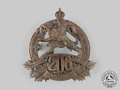 Canada, Cef. A 206Th Infantry Battalion "Canadiens Français" Cap Badge, C.1918