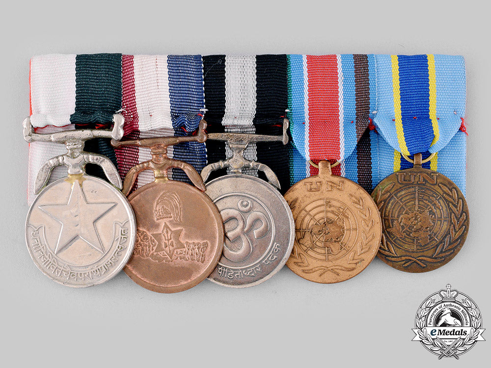 nepal,_federal_democratic_republic._three_groups_of_medals_m19_19619